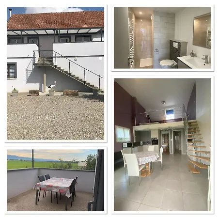 Nyaraló Bretzel Et Cigogne Munwiller